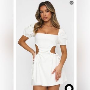 Different Girl Mini Dress White